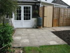 Patio reclaimed slabs